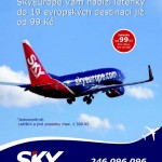 Akce SkyEurope letenky za 99 CZK